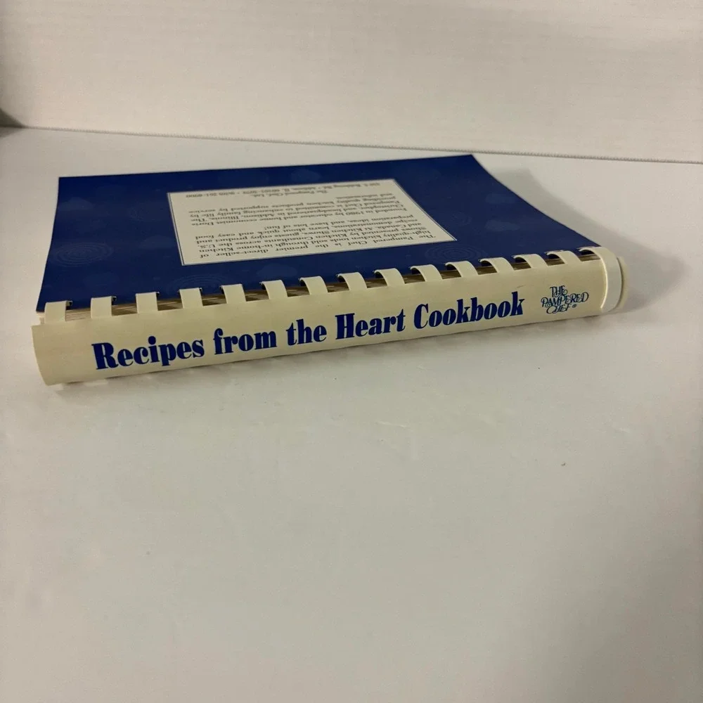 Pampered Chef Recipes from the Heart Cookbook 1997 Spiral Bound Recipe Book